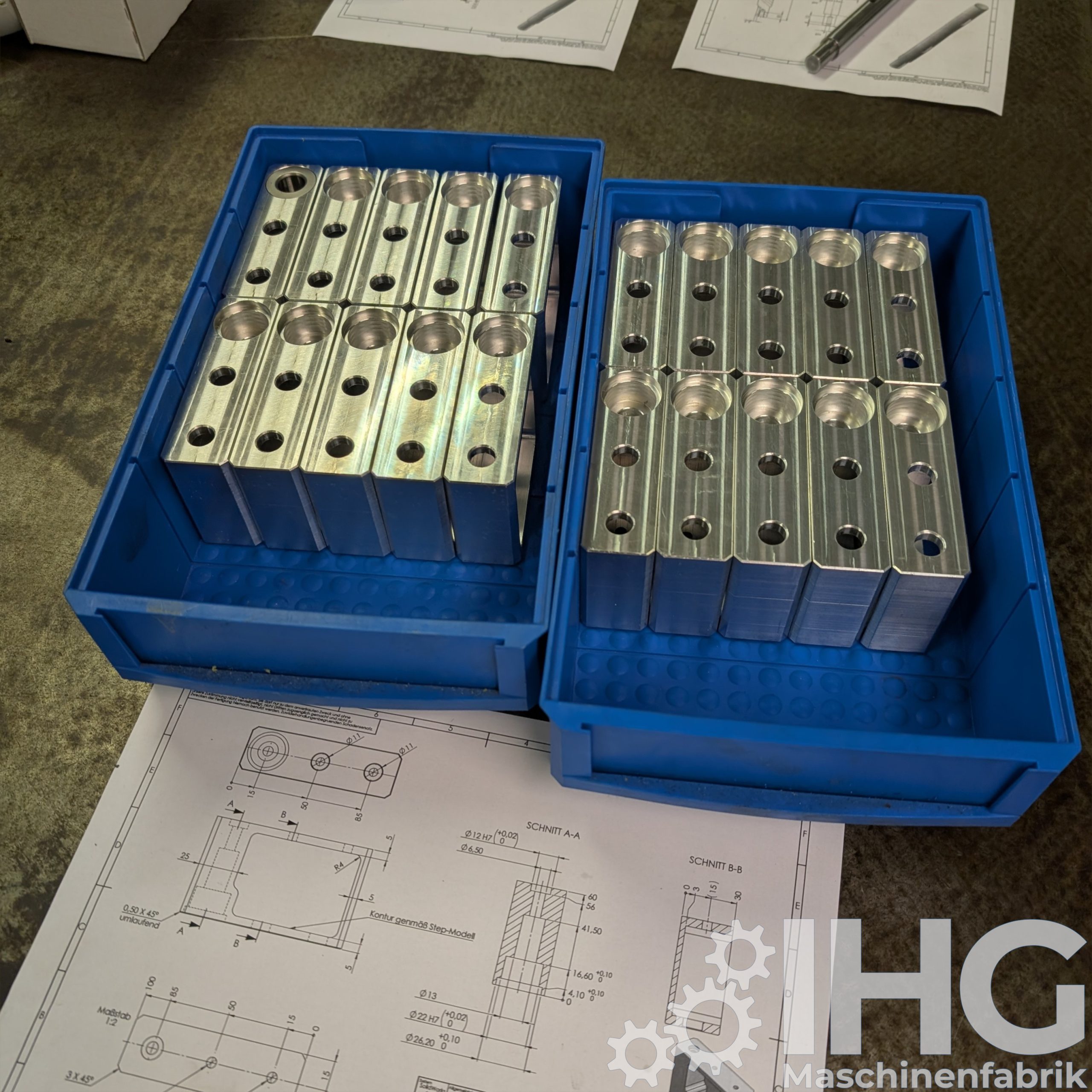 Frästeile aus Aluminium